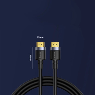 Baseus Cafule HDMI / HDMI 2.0 4K 60 Hz 3D 18 Gbps cable 2 m - black