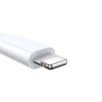 Joyroom S-IW008 3-in-1 cable magnetic charger USB-A - Lightning/USB-C 1.2m - white