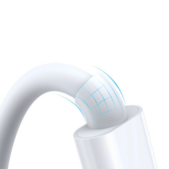 Joyroom S-IW008 3-in-1 cable magnetic charger USB-A - Lightning/USB-C 1.2m - white