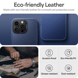 Spigen Cyrill Kajuk MagSafe iPhone 16 Pro Case - Navy Blue
