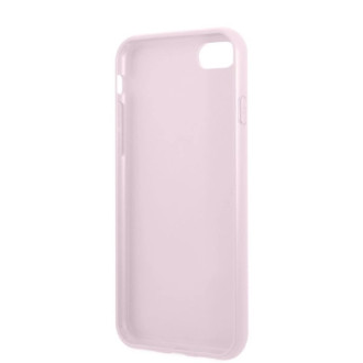 Guess GUHCI8PSASBPU iPhone 7/8 / SE 2020 / SE 2022 hardcase purple/purple Saffiano Hot Stamp &amp; Metal Logo