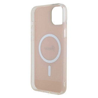 Guess GUHMP15MHITSP iPhone 15 Plus 6.7&quot; pink/pink hardcase IML Iridescent MagSafe
