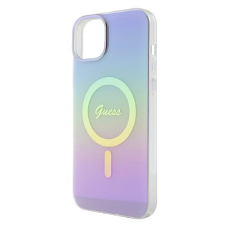 Guess IML Iridescent MagSafe case for iPhone 15 Plus - purple