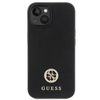 Guess GUHCP15MPS4DGPK iPhone 15 Plus 6.7&quot; black/black hardcase Strass Metal Logo