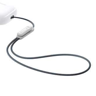 Šňůrka na sluchátka AirPods / telefon Baseus Crystal Series - šedá