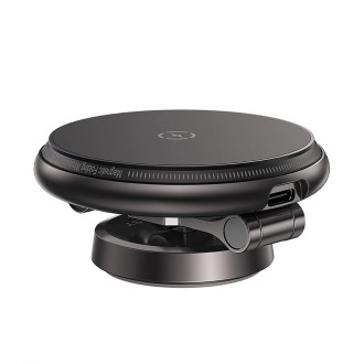 Acefast D30 Magnetic Folding Dashboard Holder with 15W Inductive Charger - Black