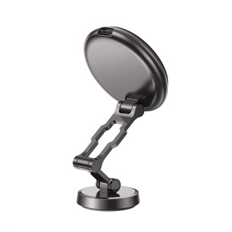 Acefast D30 Magnetic Folding Dashboard Holder with 15W Inductive Charger - Black