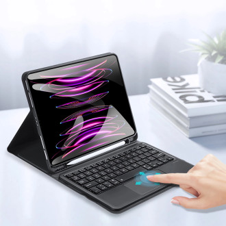Dux Ducis Keyboard (TK Series) with Bluetooth Keyboard for iPad Air 6 / 5 / 4 / iPad Pro 11" 2020-2022 - Black