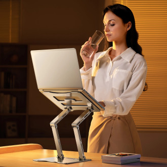 Wozinsky WRS-CPY75DSS aluminum laptop stand - silver
