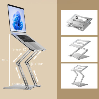 Wozinsky WRS-CPY75DSS aluminum laptop stand - silver