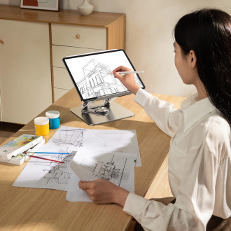 Wozinsky WRS-CPY84SS Aluminum Laptop Stand - Silver