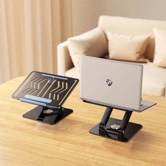 Laptop stand Wozinsky WRS-CPY84SB 360 aluminum - black