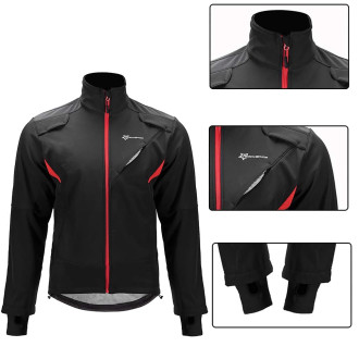 Rockbros YPW021 Windproof Cycling Sports Jacket Size L - Black