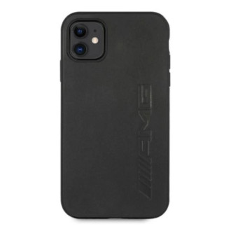 AMG AMHCN61DOLBK iPhone 11 6,1" czarny/black hardcase Leather Hot Stamped