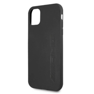 AMG AMHCN61DOLBK iPhone 11 6,1" czarny/black hardcase Leather Hot Stamped