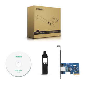 Ugreen US230 Gigabit 10/100/1000Mbps PCI-E Network Card - Black