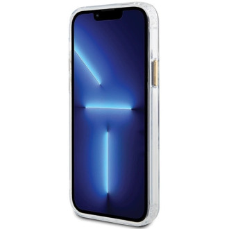 Etui Guess Metal Outline Magsafe na iPhone 12 / iPhone 12 Pro - złote