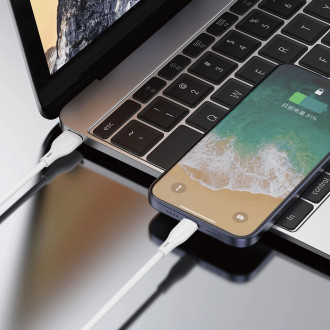 Dudao kabel USB / Lightning 5A 1m bílý (L2L 1m bílý)