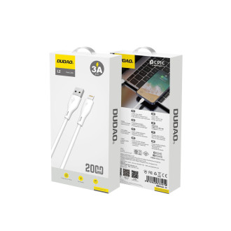 Dudao kabel USB / Lightning 5A 2m bílý (L2L 2m bílý)
