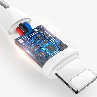 Dudao kabel USB / Lightning 5A 2m bílý (L2L 2m bílý)