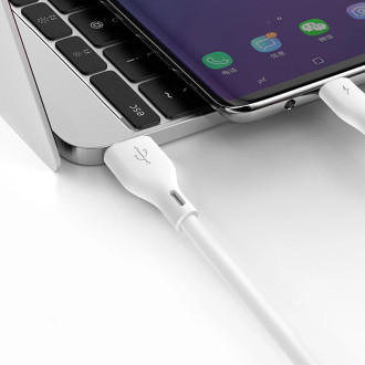 Dudao kabel USB / USB Typ C 5A 1m bílý (L2T 1m bílý)