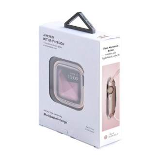 Uniq Valencia case for Apple Watch 4 / 5 / 6 / SE 40mm - pink and gold
