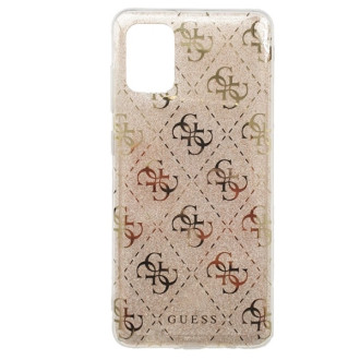Guess GUHCA31PCU4GLGO A31 A315 gold/gold hard case 4G Glitter