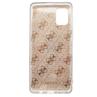 Guess GUHCA31PCU4GLGO A31 A315 gold/gold hard case 4G Glitter