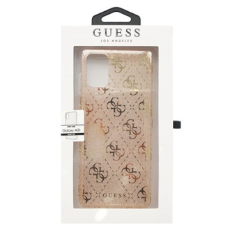 Guess GUHCA31PCU4GLGO A31 A315 gold/gold hard case 4G Glitter