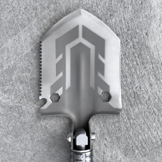 Survival shovel 10-in-1 folding shovel with knife, screwdriver, glass breaker