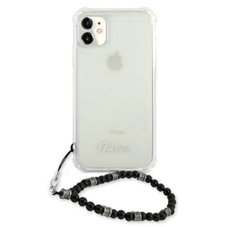 Guess Black Pearl Case for iPhone 11 6.1&quot; / Xr - Transparent