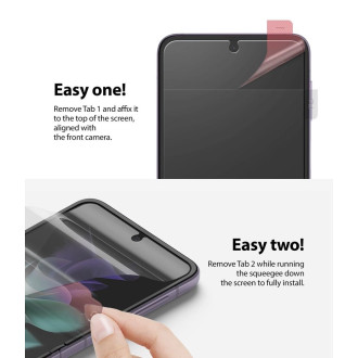 Ringke 2pcs Screen Protector Film for Samsung Galaxy Z Flip 3 Screen Protector (S19P043)