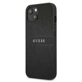 Guess GUHCP13SPSASBBK iPhone 13 mini 5,4" černý/černý řemínek Saffiano