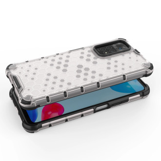 Honeycomb case armored cover with a gel frame for Xiaomi Redmi Note 11S / Note 11 black