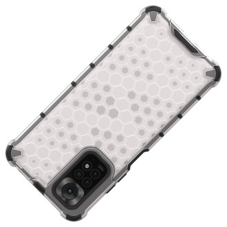 Honeycomb case armored cover with a gel frame for Xiaomi Redmi Note 11S / Note 11 black