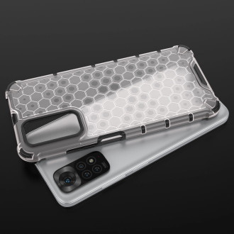 Honeycomb case armored cover with a gel frame for Xiaomi Redmi Note 11S / Note 11 black