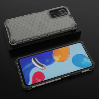 Honeycomb case armored cover with a gel frame for Xiaomi Redmi Note 11S / Note 11 black