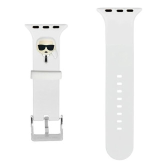 Karl Lagerfeld Silicone Karl Heads Strap for Apple Watch 38 / 40 / 41 mm - white