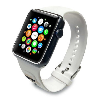 Karl Lagerfeld Silicone Karl Heads Strap for Apple Watch 38 / 40 / 41 mm - white