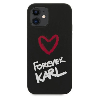 Karl Lagerfeld Silicone Forever Karl Case for iPhone 12 mini 5.4&quot; - black