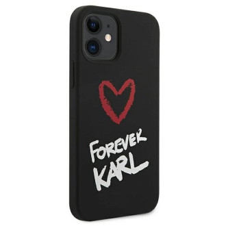 Karl Lagerfeld Silicone Forever Karl Case for iPhone 12 mini 5.4&quot; - black