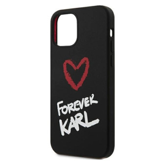 Karl Lagerfeld Silicone Forever Karl Case for iPhone 12 mini 5.4&quot; - black