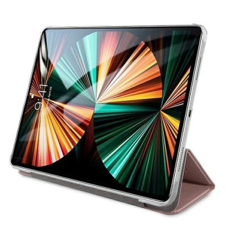 Guess GUIC12PUSASPI iPad 12.9&quot; 2021 Book Cover pink/pink Saffiano Collection