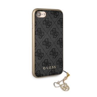 Guess GUHCI8GF4GGR iPhone 7/8/SE 2020 / SE 2022 grey/szary hard case 4G Charms Collection