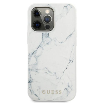 Guess Marble Case for iPhone 13 Pro / 13 - White