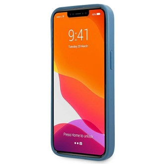 Guess GUHCP13X4GMRBL iPhone 13 Pro Max 6,7" niebieski/blue hardcase 4G with ring stand