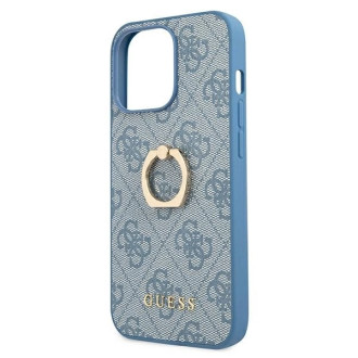 Guess GUHCP13X4GMRBL iPhone 13 Pro Max 6,7" niebieski/blue hardcase 4G with ring stand