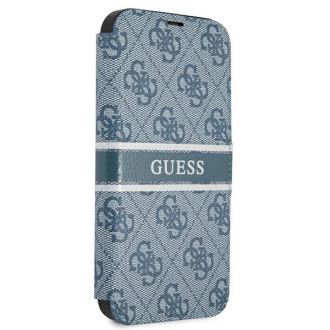 Guess GUBKP13L4GDBL iPhone 13 Pro / 13 6,1&quot; modrá/modrá kniha 4G Stripe