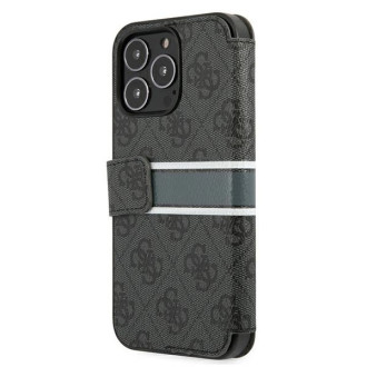 Guess GUBKP13X4GDGR iPhone 13 Pro Max 6,7" szary/grey book 4G Stripe
