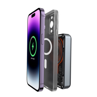 Dudao TGK1 power bank with MagSafe wireless charger 20W 10000mAh black (TGK1-black)